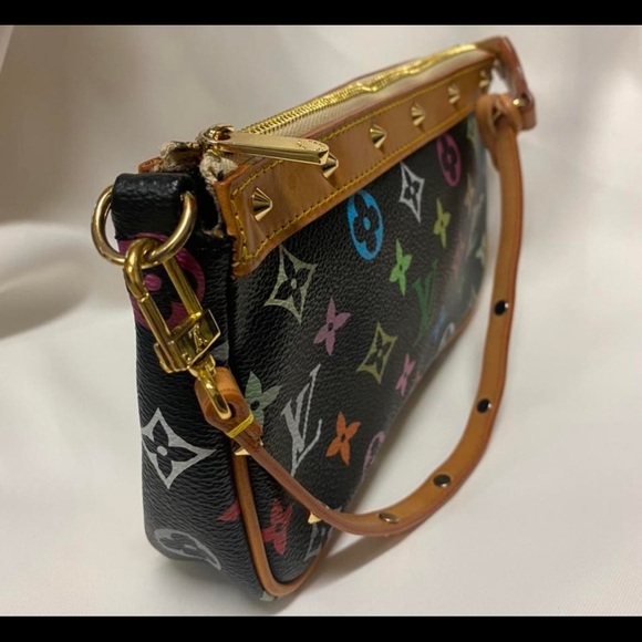 Louis Vuitton x Takashi Murakami. Vintage mini pouchette. In great condition! - Picture 2 of 7